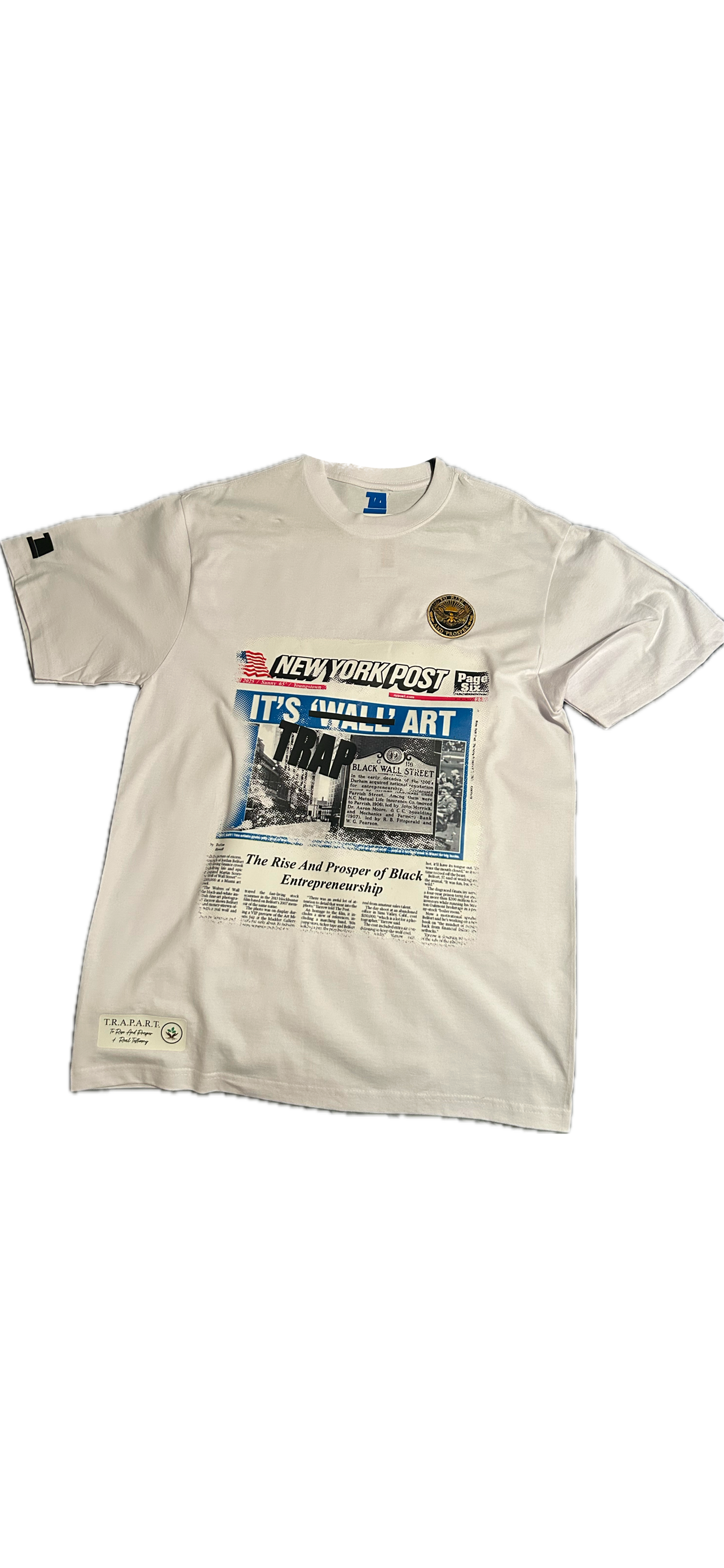 T.R.A.P.A.R.T. Black Wall Street Heavyweight Shirt