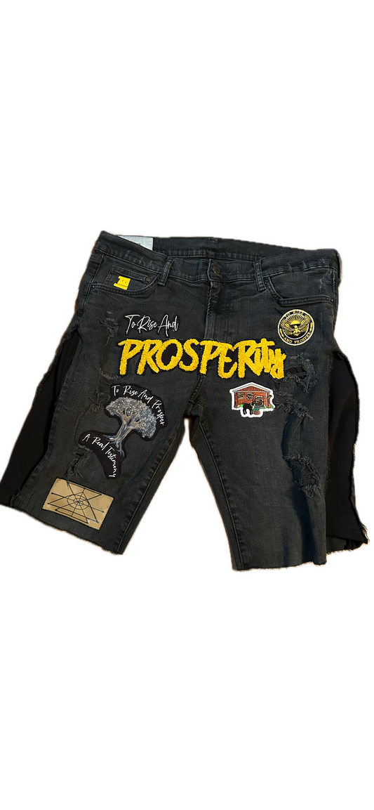 T.R.A.P.A.R.T Patchwork Jorts